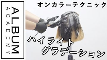 【ALBUMパーフェクトガイド】ハイライトグラデーション〜オンカラーテクニック〜(桑原)