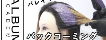 【ALBUMパーフェクトガイド】バックコーミングとセクション塗り分け〜オンカラーテクニック〜(桑原)