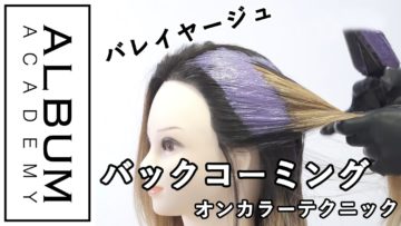 【ALBUMパーフェクトガイド】バックコーミングとセクション塗り分け〜オンカラーテクニック〜(桑原)