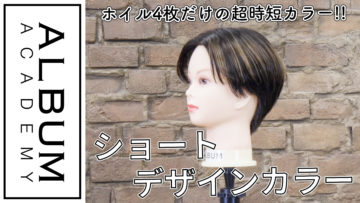 ショートデザインカラー（色なし）