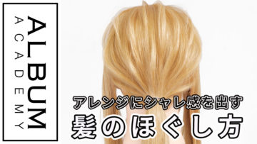 髪のほぐし方_色なし