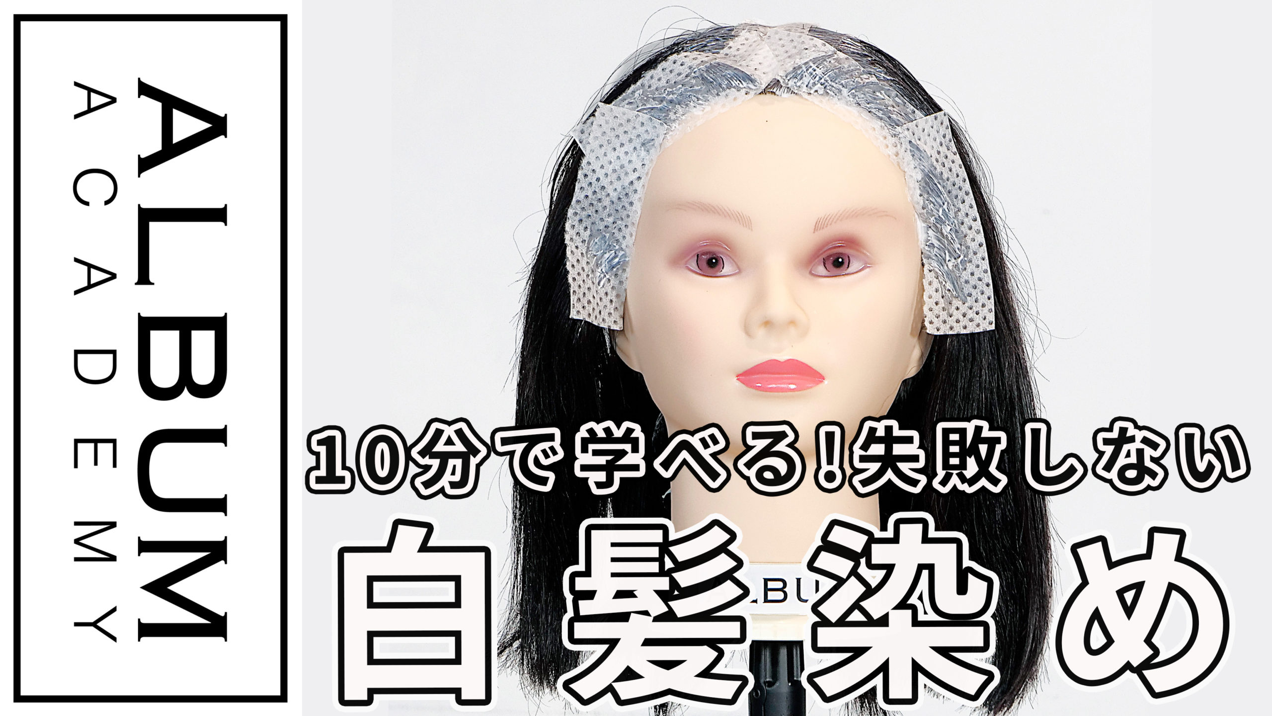 基礎】カラー_白髪染め(2022) | ALBUM ACADEMY ONLINE(アルバム