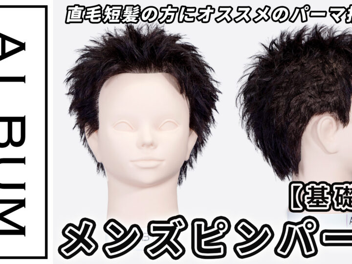 翼さんメンズピンパーマ_色なし